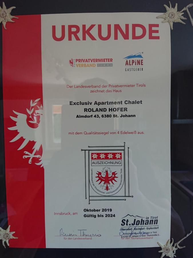 Exclusive Appartement Chalet St. Johann in Tirol Kültér fotó
